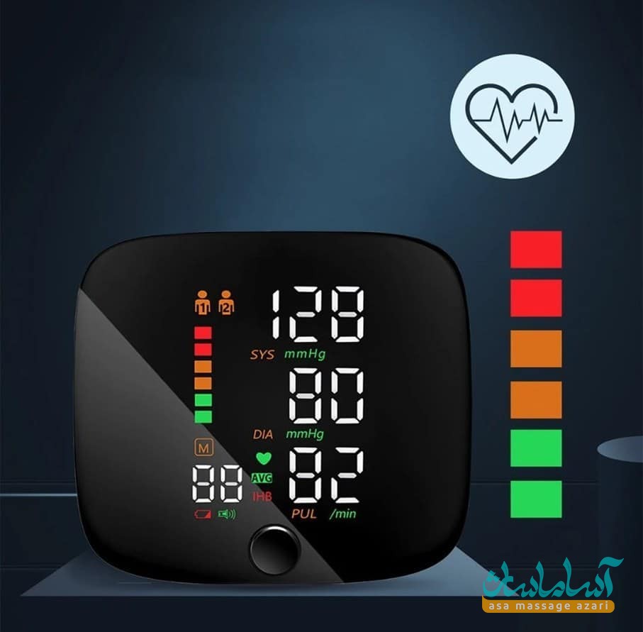 فشارسنج شارژی مچی با نمایشگر دیجیتال برند مدل 605✅