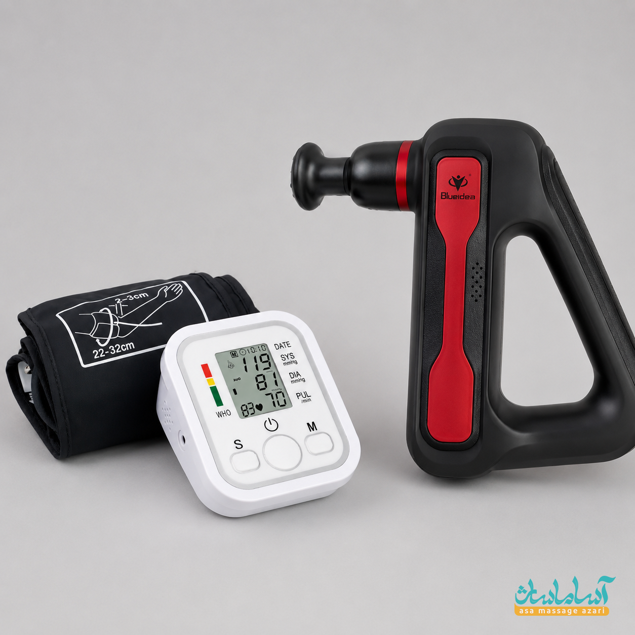 پک سلامتی فشارسج آرم استایل+ ماساژور bld888